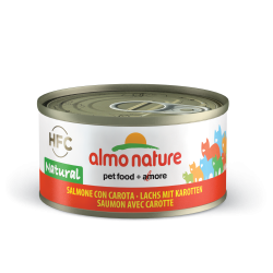 Almo nature hfc jelly - łosoś z marchwią 70 g