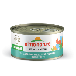 Almo nature hfc jelly - pstrąg i tuńczyk 70 g