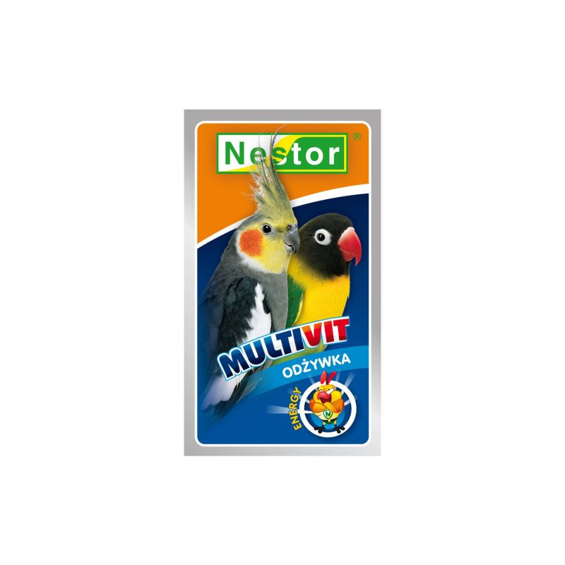 Nestor multivit odżywka dla średnich papug 20g [ops]