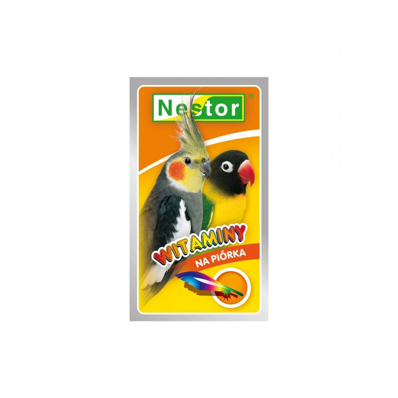 Nestor witaminy dla średnich papug na piórka 20g [wsp]
