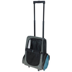 Kerbl torba transportowa dla psa vacation 41x26x55x103cm, szaro-niebieska [80570]