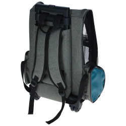 Kerbl torba transportowa dla psa vacation 41x26x55x103cm, szaro-niebieska [80570]