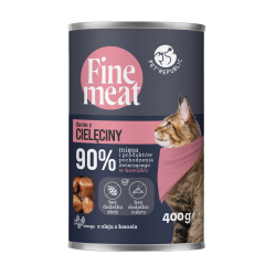 Finemeat karma dla kota, kawałki cielęciny w sosie 400g [fm006 p]