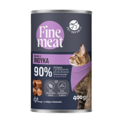 Finemeat karma dla kota, kawałki indyka w sosie 400g [fm008 p]