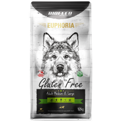 Biofeed euphoria gluten free medium & large dla psów średnich i dużych ras z jagnięciną 12kg