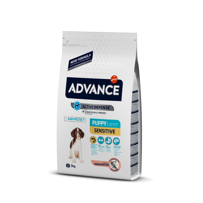 Advance puppy sensitive - sucha karma dla szczeniąt z wrażliwością pokarmową 3kg [500934]