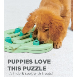Nina ottosson puppy hide n slide zabawka dla szczeniąt, zielona