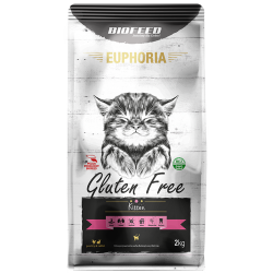 Biofeed euphoria kitten gluten free karma dla kociąt z drobiem i królikiem 2kg