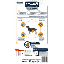 Advance diet weight balance mini - sucha karma dla psów ras małych 1,5kg [923526]