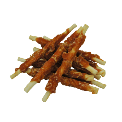 Healthy snack filet z kurczaka na pałce ze skóry wołowej 15cm 500g [ns-231]