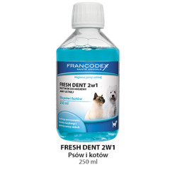 Francodex pl fresh dent - płyn do higieny jamy ustnej dla psów i kotów 250 ml [fr179120]