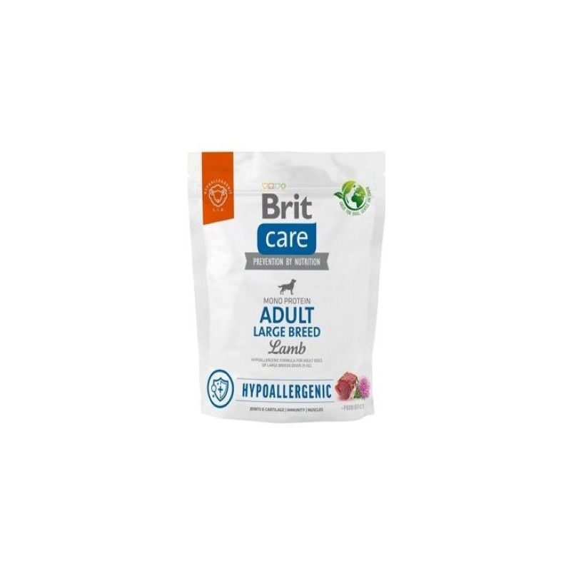 Brit care hypoallergenic adult large breed lamb 1kg