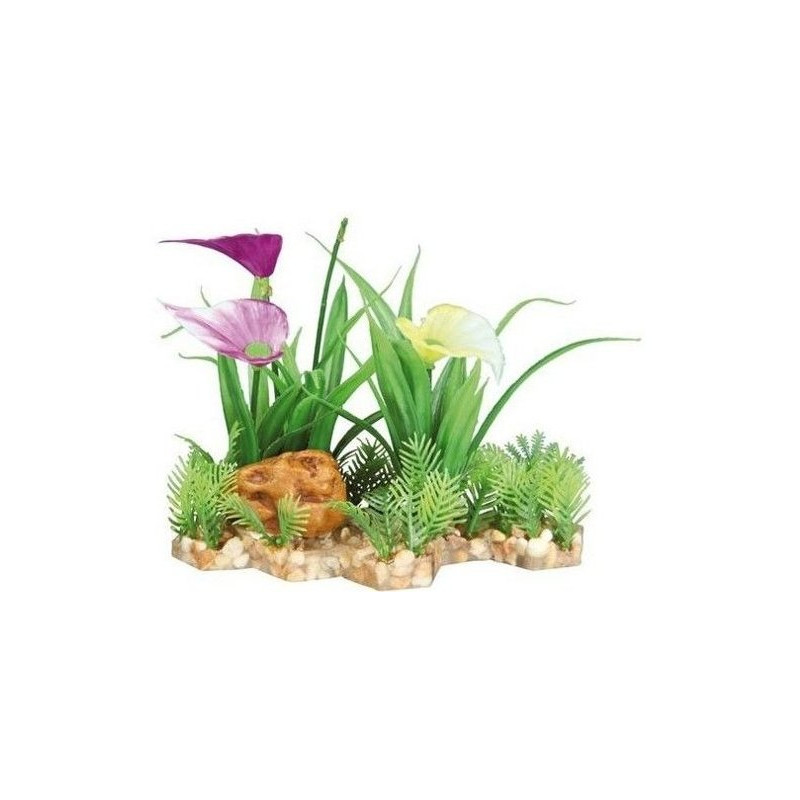 Trixie sztuczna roślinka w żwirku 13 cm [tx-89301]
