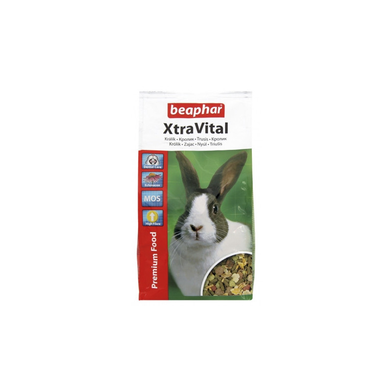 Beaphar xtravital rabbit karma dla królików 1kg
