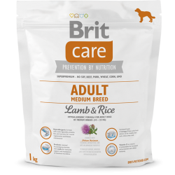 Brit care adult medium breed lamb & rice 1kg