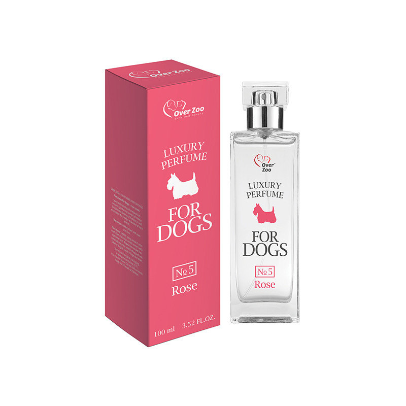 Overzoo perfumy dla psów róża 100ml