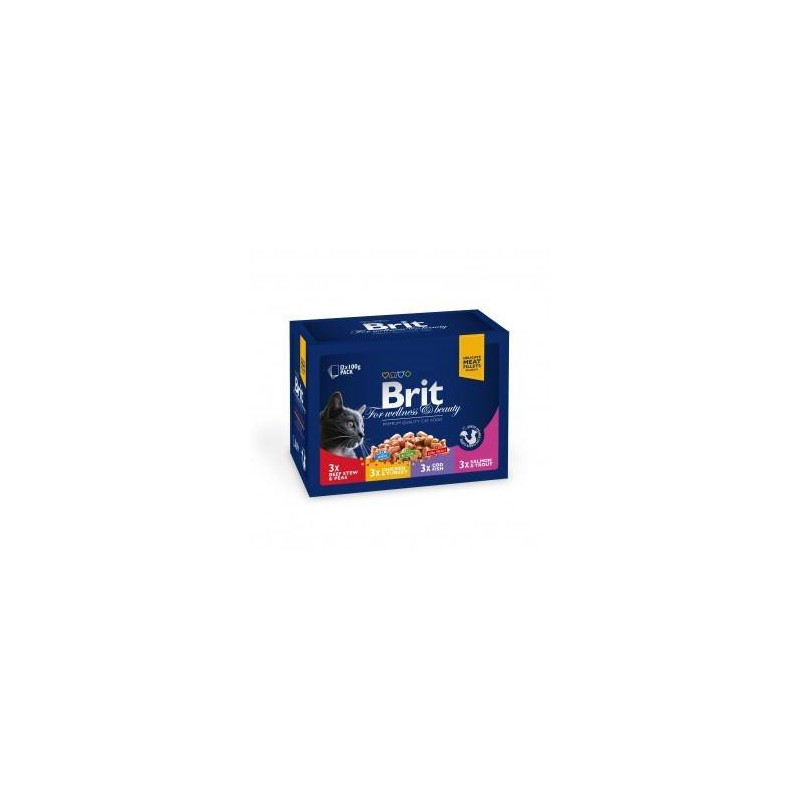 Brit pouches family plate 12x100g