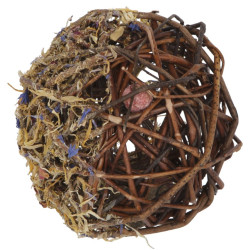 Kerbl piłka z wikliny dla gryzoni 10cm [81777]