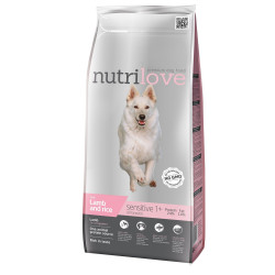 Nutrilove premium dla psa sensitive z jagnieciną i ryżem 3kg [12290]