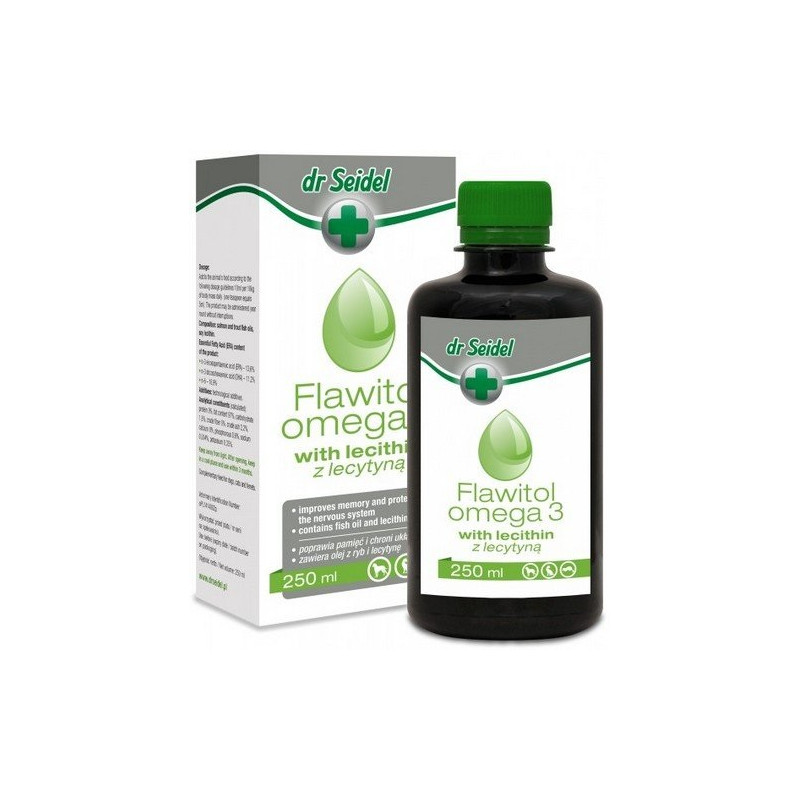 Flawitol omega 3 z lecytyną wzmacnia odporność organizmu 250ml